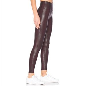 Spanx Faux Leather Leggings Brown